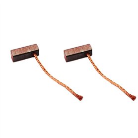 Trade-Shop Lot de 2 balais de charbon en bronze 4