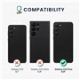 kwmobile Housse Compatible avec Samsung Galaxy S23 Plus Coque - Housse de téléphone Protection Souple en TPU Silicone - Ardoise 