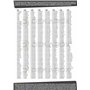 DEKAROX Joint de tablier inférieur pour AEG Electrolux Zanussi Juno Zanker 152740100/2 1527401002 pour lave-vaisselle comme AEG 
