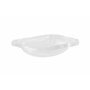 Dekarox Cache de lampe en verre 110 x 88 mm pour Bosch Siemens 187384 00187384 174079 00174079 pour lampe de four et cuisinière