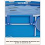 damaloo Set de table pour enfant avec motif licorne - Sets de table pour filles - Dessous antidérapant en plastique - Lavable -