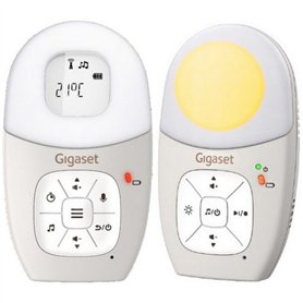 Gigaset Baby 100 Audio - Babyphone Audio avec Technologie DECT - Communication bidirectionnelle sécurisée - Portée de 300 m - Mi