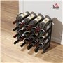 Porte-Bouteilles Casier de Rangement en métal