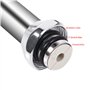 1 Robinet en Acier Inoxydable 304 avec Bec Pivotant pour évier de Cuisine - Pièce de Rechange Convient aux raccords G1/2