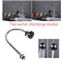 1 Robinet en Acier Inoxydable 304 avec Bec Pivotant pour évier de Cuisine - Pièce de Rechange Convient aux raccords G1/2