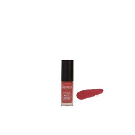 benecos - natural beauty Tapis de Cosmétiques Bio Rouge à Lèvres Liquide Hautement Pigmenté à la Cire de Carnauba sans Talc Roma