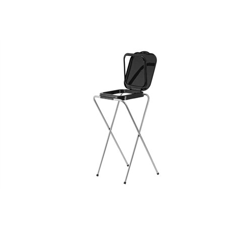 ECHTWERK Support pour sac poubelle avec couvercle – Porte-sac robuste pour sacs de 70 à 100 litres