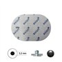 Électrodes pour électrostimulateur PANASONIC - 4 electrodes ovales 7 x 5 cm - patch compatibles avec les appareils d'électrostim