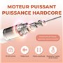 JCMASTER® Ponceuse à ongles 30.000 t/min 4 Embouts, Affichage LED,Contrôle tactile,Manucure pédicure set pour le vernis/gel acry