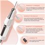 JCMASTER® Ponceuse à ongles 30.000 t/min 4 Embouts, Affichage LED,Contrôle tactile,Manucure pédicure set pour le vernis/gel acry