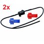 L&P B547-2 Lot de 2 résistances charge T10 5W W5W C5W H6W bax9s Canbus jusqu'à 10W 39R feux position LED SMD clignotants éclaira
