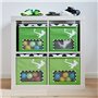 Love IT Store IT Boîte de Rangement de Football avec Couvercle - Coffre à Jouets pour étagère Kallax en Tissu - Parois et Couver