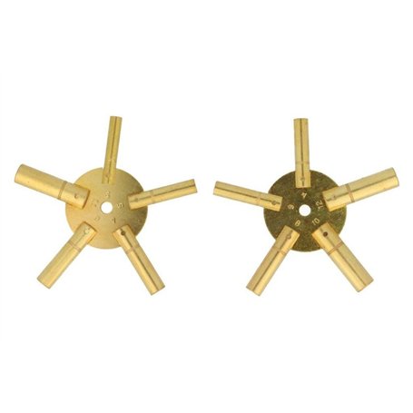 Horloge Clé pour horloges (3 45 67 89 Lot de 2 1011-12)