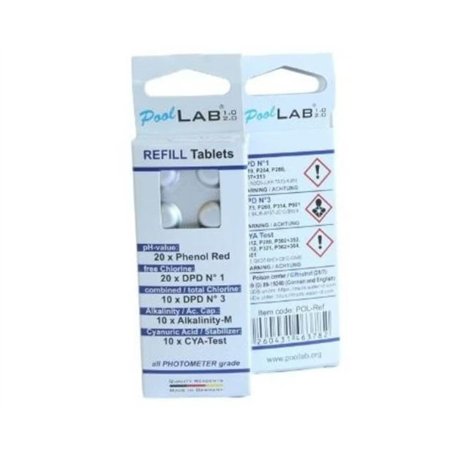 Recharge pour testeur électronique de piscine PoolLab 1.0 et PoolLab 2.0