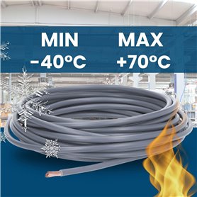1 paire de régulateurs de charge solaire de batterie - 2 m - 6 mm² - En cuivre - Avec bornes de batterie massives - Pour batteri