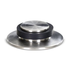 Stoppwerk Butée de porte en acier inoxydable - Butoir de porte sol - Entretoise pour une fixation au sol - Bloc Porte sol Ø 5