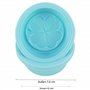 Seifenprofis Lot de 16 moules à savon en silicone de forme carrée, ovale et ronde, motif Hand Made, en silicone sans BPA