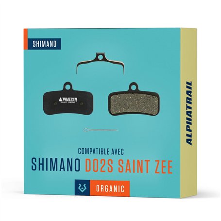 VTT Plaquettes de Frein pour Shimano D02S D03S Saint BR-MT420 SLX I Résine Haute Performance I Durable & adaptée aux vélos élect
