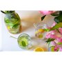 UMI 12x Pailles en verre 20cm Longue et Brosse de nettoyage réutilisables sans plastique Fabriqué en Allemagne Résistant au lave
