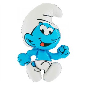 Ballonim® Schtroumpfs env. 80 cm Ballons en aluminium Décoration d'anniversaire