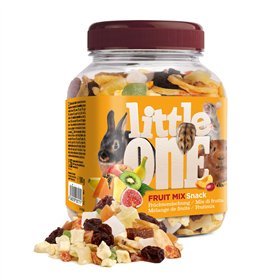 Little One Fruit Mix | 180 g | Aliment complémentaire pour rongeurs et Lapins Nains | avec des Fruits séchés comme la Banane