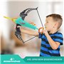 Bogenkönig 20 flèches et arcs pour enfants avec ventouse, 1 arc, 1 cible et 2 brassards | Jouet intérieur et extérieur pour enfa