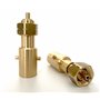 Euronozzle/Baïonnette - Adaptateur 2 en 1 - Pour remplissage de bouteilles de gaz - Pour camping-car - Adaptateur LPG