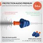 Senner ® WorkPro Strong | Bouchons travailler - Idéaux pour les sources de bruit élevé - Protection auditive au travail et à la 