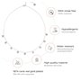 Happiness Boutique Femmes Collier Multi Cercles en Couleur Argent | Collier avec Pendentifs Disque Rond