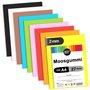 perfect ideaz 27 feuilles de papier mousse de couleur DIN A4