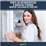 Lot de charnières de porte compatibles avec réfrigérateur/Remplacement pour 268698/00268698 Charnières pour réfrigérateur et con