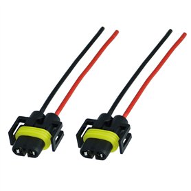 Lot de 2 Prise Phare H8 H11 Prise de Phare Douille Ampoule H8 H11 Connecteur H8 Connecteur H11 femelle Adaptateur H8 H11 pour La