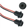 Lot de 2 W5W T10 194 W3W Support de Douille Ampoule caoutchouc Connecteur T10 W5W WY5W Adaptateur Prise Phare Lampe feux clignot