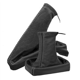 Soufflet de levier de vitesse et soufflet de frein à main compatible avec Opel Astra G Accessoires d'intérieur Pommeau de levier