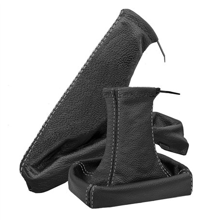 Soufflet de levier de vitesse et soufflet de frein à main compatible avec Opel Astra G Accessoires d'intérieur Pommeau de levier