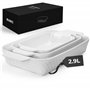 MIAMIO – Ensemble de 3 plats à gratin/Plat à cuisson rectangulaire en céramique