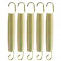 Arebos Lot de 36 ressorts de trampoline | Ressort de traction | Ressort de pression | Ressort en acier pour trampoline | 215 mm