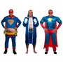 Brandsseller Costume de boxer pour homme Bleu Taille unique