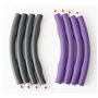 PRECORN Hoops Hula pour la perte de poids et le massage Pneu D 96 cm Fitness Cerceau réglable Hola Hoop pour enfants et adultes 