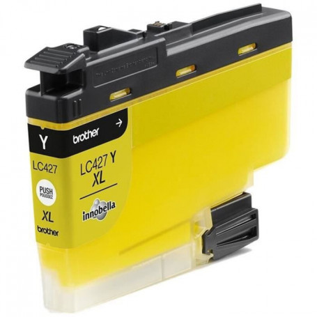 Cartouche d'encre LC427XLY - BROTHER - Jaune - 5000 pages - Pour Brother MFC-J69 79,99 €