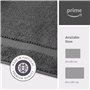 herzbach home - Tapis de Bain 100% Coton | 50 x 80 cm Lot de 2 | Tapis de Douche | Absorbant | Anthracite