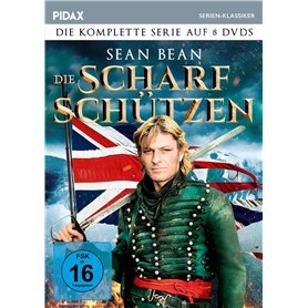 Die Scharfschützen Komplettbox Sharpe / Die komplette preisgekrönte 16teilige Abenteuerserie mit Sean Bean