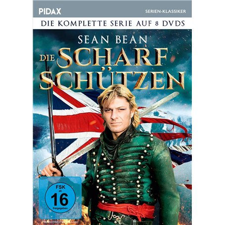 Die Scharfschützen Komplettbox Sharpe / Die komplette preisgekrönte 16teilige Abenteuerserie mit Sean Bean