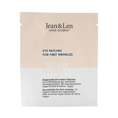 Jean & Len Lot de 2 Patchs Régénérants pour les Yeux à l'Huile d'Argan et au Rétinol