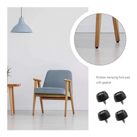 Raumhero Lot complet de 100 crochets de rideau avec 6 stoppeurs - Dimensions standard de 8 mm - Crochets pour rails - 100 % fabr