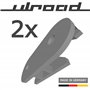 ULROAD Lot de 2 supports de charnières de rechange pour meuble à chaussures IKEA HEMNES GREVBAECK - Accessoires de rechange 1103