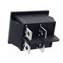 Interrupteur à bascule 4 broches 16 A 250 V AC 28 x 21 mm - Bascule rouge - Éclairage LED