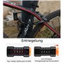 Highphoria Antivol pliable pour vélo avec support - Antivol pour vélo avec code numérique - Antivol de sécurité comme protection