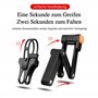 Highphoria Antivol pliable pour vélo avec support - Antivol pour vélo avec code numérique - Antivol de sécurité comme protection