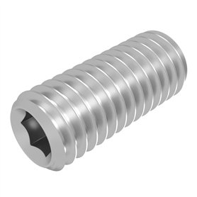 SECCARO Lot de 20 vis sans tête avec tête conique M4 x 10 mm